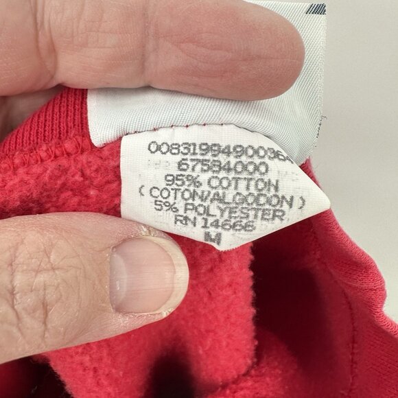 vintage 1998 NEBRASKA CORNHUSKERS ORANGE BOWL sweatshirt huskers football S M - Picture 7 of 7